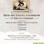 Conversatorio homenaje a Mario del Tránsito Cocomarola en el Instituto de Cultura