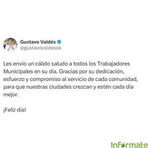 Valdés destacó la labor y compromiso de los trabajadores municipales