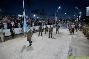 Valdés presidió el acto conmemorativo de la Guerra de las Malvinas