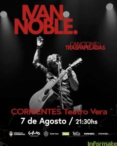 Iván Noble presenta su nuevo show «Canciones Traspapeladas» en el Teatro Vera