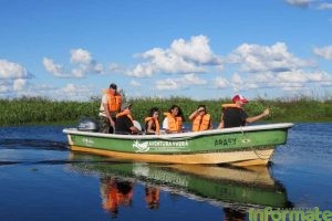Alumnos de intercambio hicieron una visita académica y cultural a los Esteros del Iberá