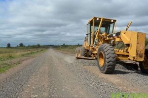 Avanza el enripiado de la Ruta Nacional N°25 mejorando la conectividad rural en Curuzú Cuatiá