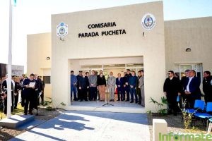 El gobernador inauguró la nueva comisaría de Parada Pucheta