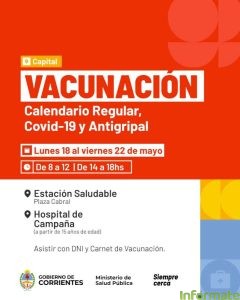 Se recomienda completar el calendario de vacunación y antigripal para grupos de riesgo